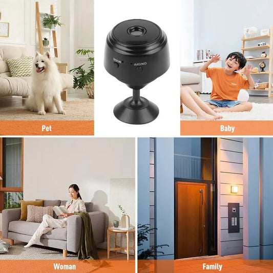 Wireless Security HD Wifi Smart Monitor Surveillance Cameras Home Safety Web Video Camcorder