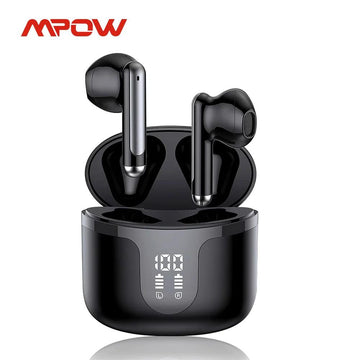 Mpow S47 True Wireless Bluetooth V5.3 Earphones with 35H Playback TWS Waterproof Earbuds for iPhone Huawei Xiaomi All Smartphone