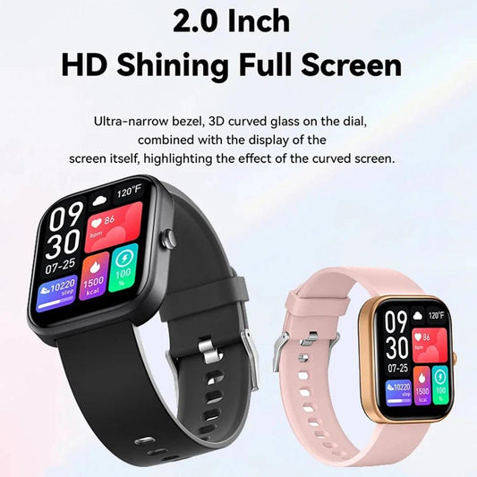 Men Smartwatch Fashion Bluetooth Call BT Music Alarm Clock Voice Assistant Waterproof Smart Watches For Android Phone G21