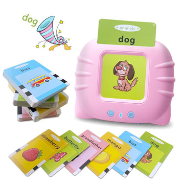 224 Word Language Learning Flash Cards Reader - Early Education Toy for Toddlers, Speech Therapy & Preschool Education for Kids