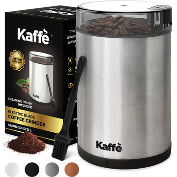 Kaffe - Kaffe Electric Coffee Grinder w/ Cleaning Brush - 3oz