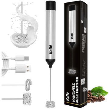 Kaffe Premium Milk Frother, Rechargeable, No Stand