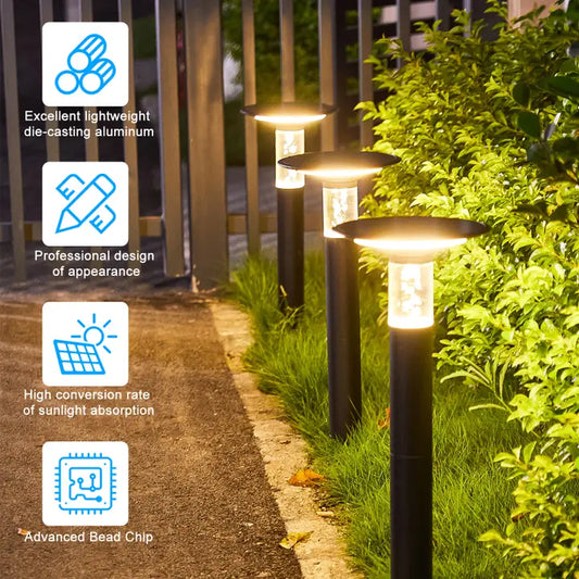 Solar Lawn Light with Dimmable Led Technology